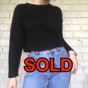FUZZY GLITTERY SWEATER